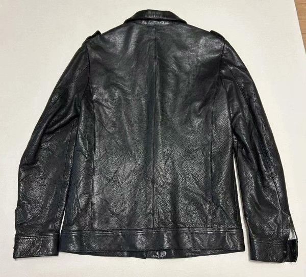 FACTOTUM FACTOTUM Cowhide Leather Jacket Size 46 Japan Size US S / EU 44-46 / 1 - 3 Thumbnail