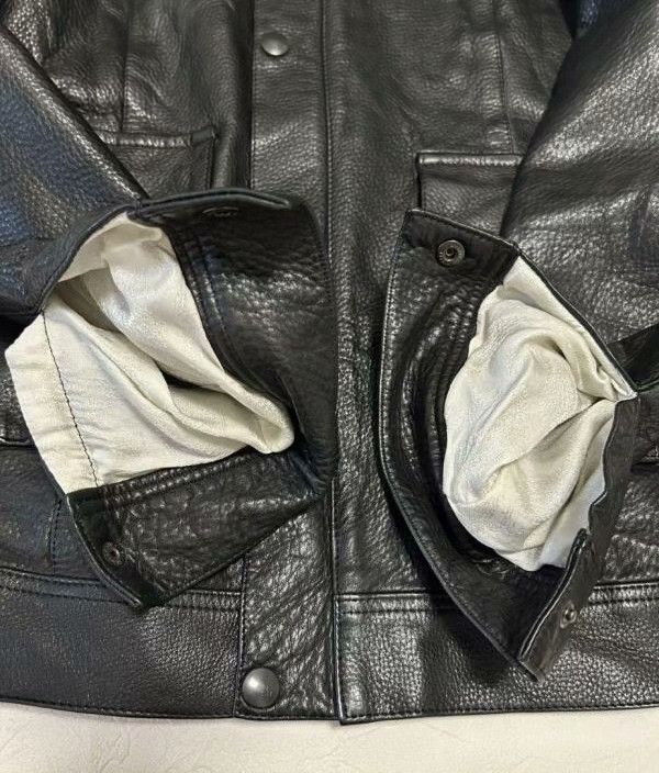 FACTOTUM FACTOTUM Cowhide Leather Jacket Size 46 Japan Size US S / EU 44-46 / 1 - 8 Thumbnail
