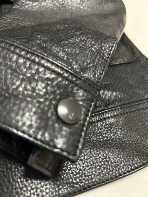 FACTOTUM FACTOTUM Cowhide Leather Jacket Size 46 Japan Size US S / EU 44-46 / 1 - 5 Thumbnail