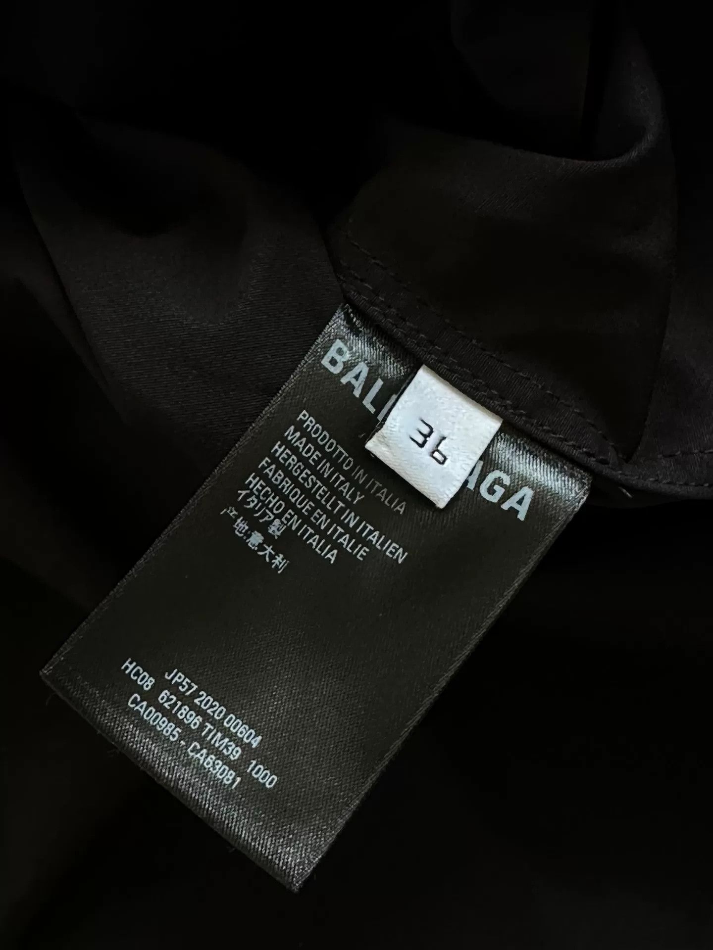 Balenciaga Balenciaga Logo Black Shirt Size US M / EU 48-50 / 2 - 3 Thumbnail