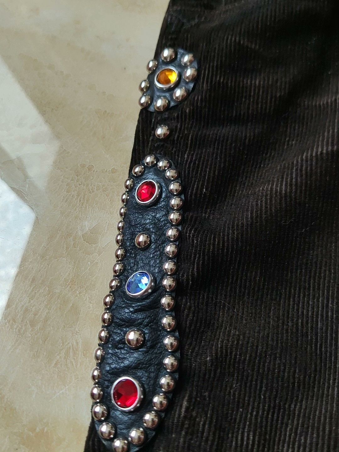 Yoshio Kubo Katayama Isamu Gemstone Corduroy Jeans Size 41" - 2 Thumbnail