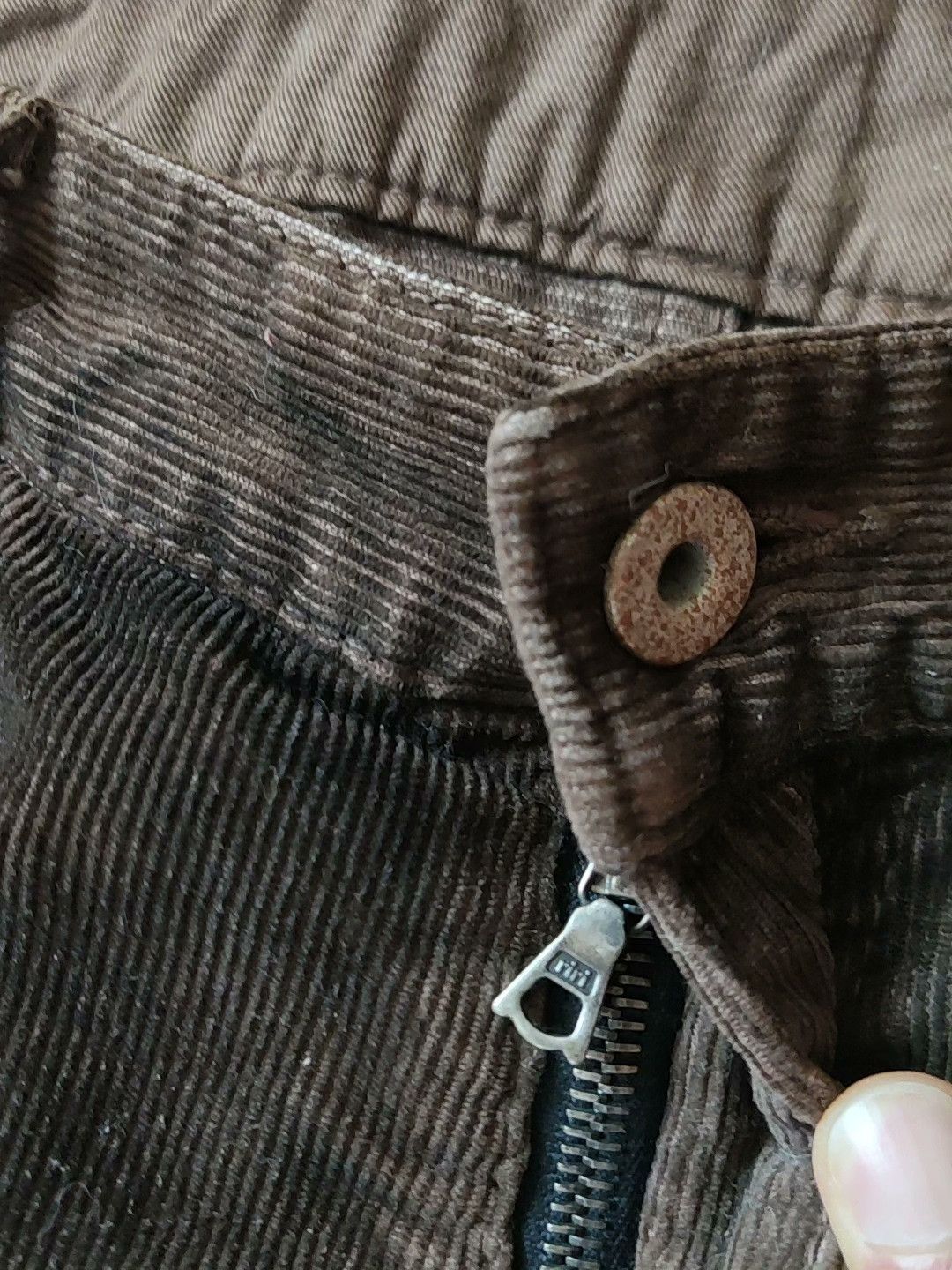 Yoshio Kubo Katayama Isamu Gemstone Corduroy Jeans Size 41" - 4 Thumbnail