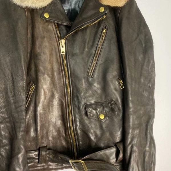 FranCisT MOR.K.S FranCisT_MOR.K.S. Horse Leather Moto Jacket Size US M / EU 48-50 / 2 - 4 Thumbnail