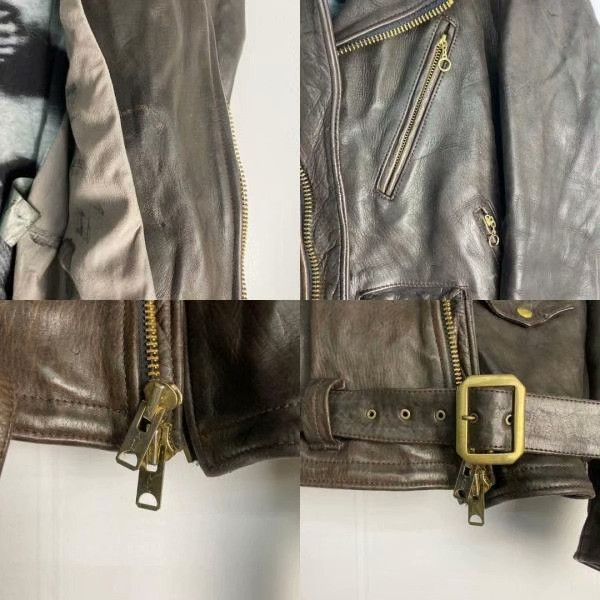 FranCisT MOR.K.S FranCisT_MOR.K.S. Horse Leather Moto Jacket Size US M / EU 48-50 / 2 - 9 Thumbnail
