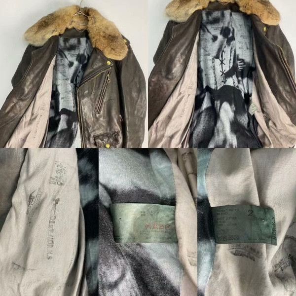 FranCisT MOR.K.S FranCisT_MOR.K.S. Horse Leather Moto Jacket Size US M / EU 48-50 / 2 - 7 Thumbnail