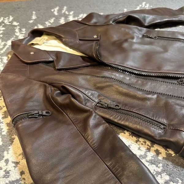 RIPVANWINKLE Ripvanwinkle Thick Cowhide Leather Jacket Size US S / EU 44-46 / 1 - 2 Thumbnail