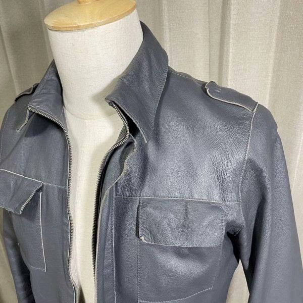 Marco Pescarolo Marco Tagliaferri Goat Leather Jacket Italy Size US S / EU 44-46 / 1 - 4 Thumbnail