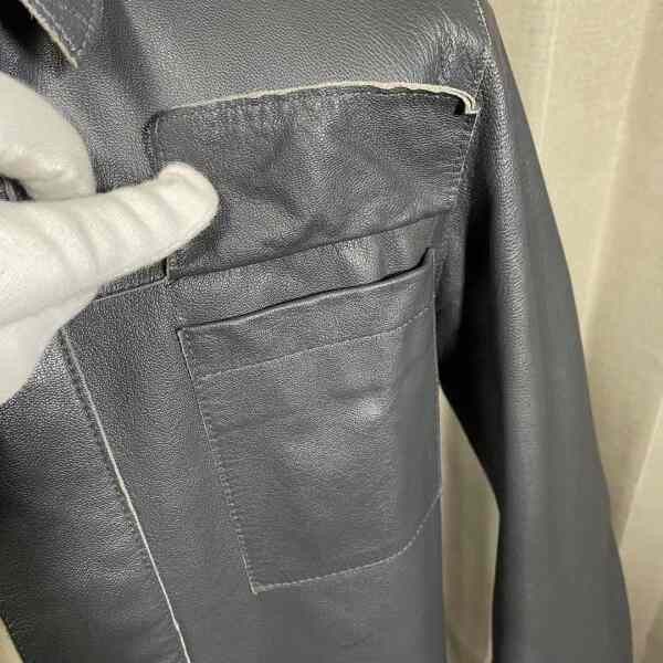 Marco Pescarolo Marco Tagliaferri Goat Leather Jacket Italy Size US S / EU 44-46 / 1 - 8 Thumbnail