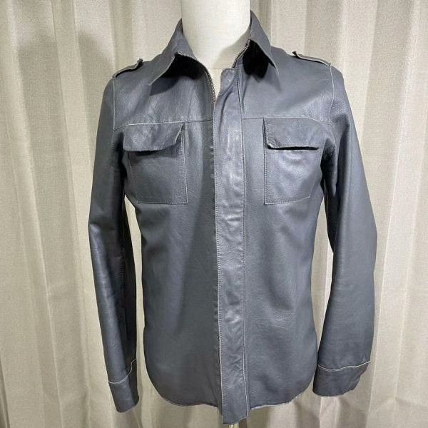 Marco Pescarolo Marco Tagliaferri Goat Leather Jacket Italy Size US S / EU 44-46 / 1 - 2 Thumbnail
