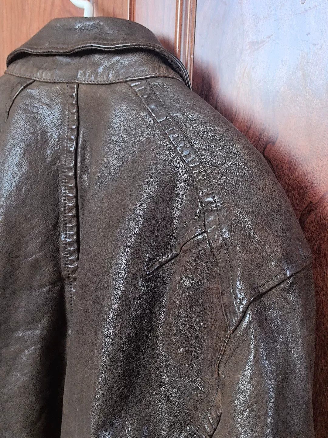 Neil Barrett Neil Barrett Pitt Style Water Buffalo Leather Jacket Size US S / EU 44-46 / 1 - 4 Thumbnail