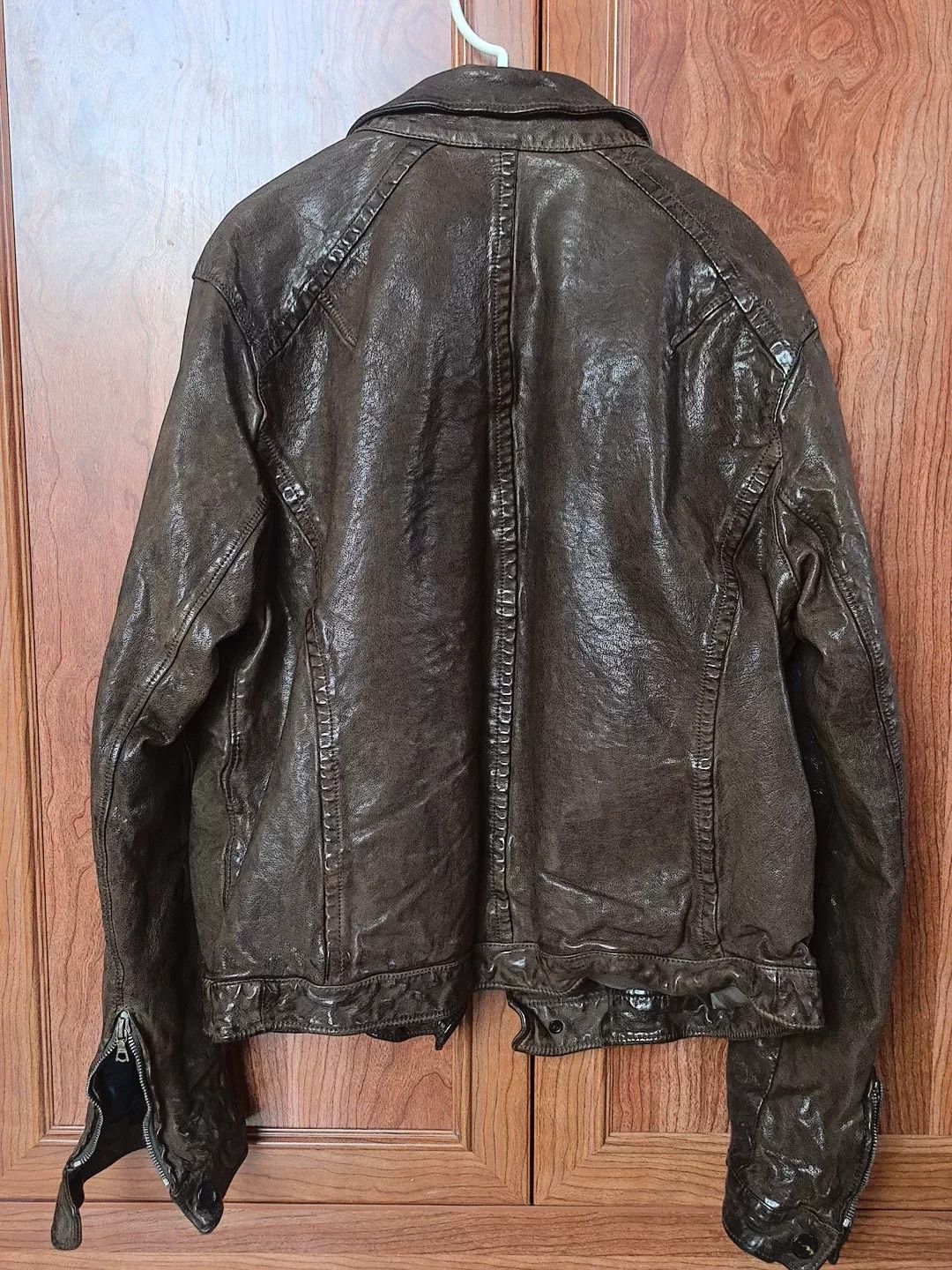 Neil Barrett Neil Barrett Pitt Style Water Buffalo Leather Jacket Size US S / EU 44-46 / 1 - 2 Thumbnail