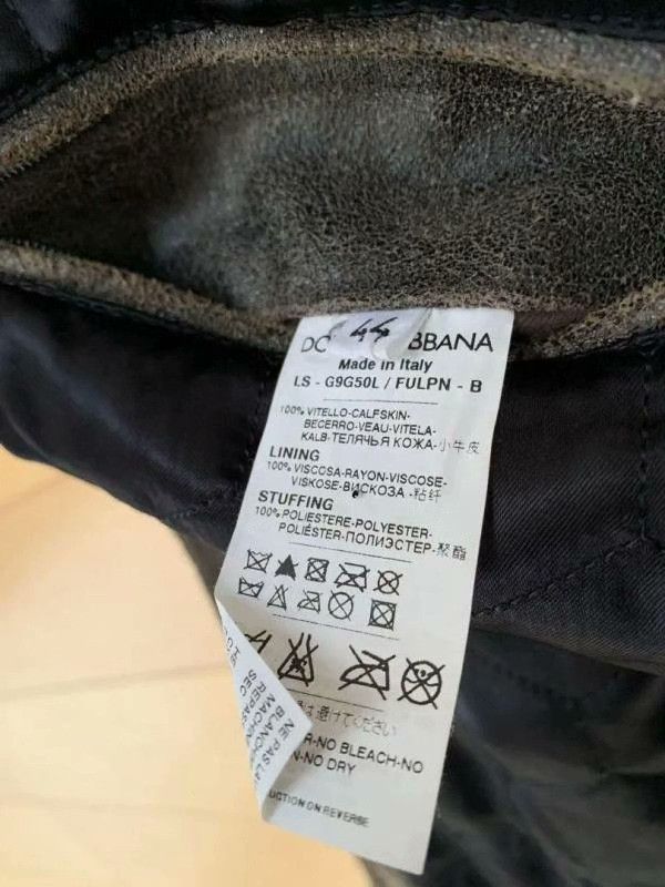 Dolce & Gabbana Dolce&Gabbana Vintage Leather Riders Jacket Size US S / EU 44-46 / 1 - 6 Thumbnail