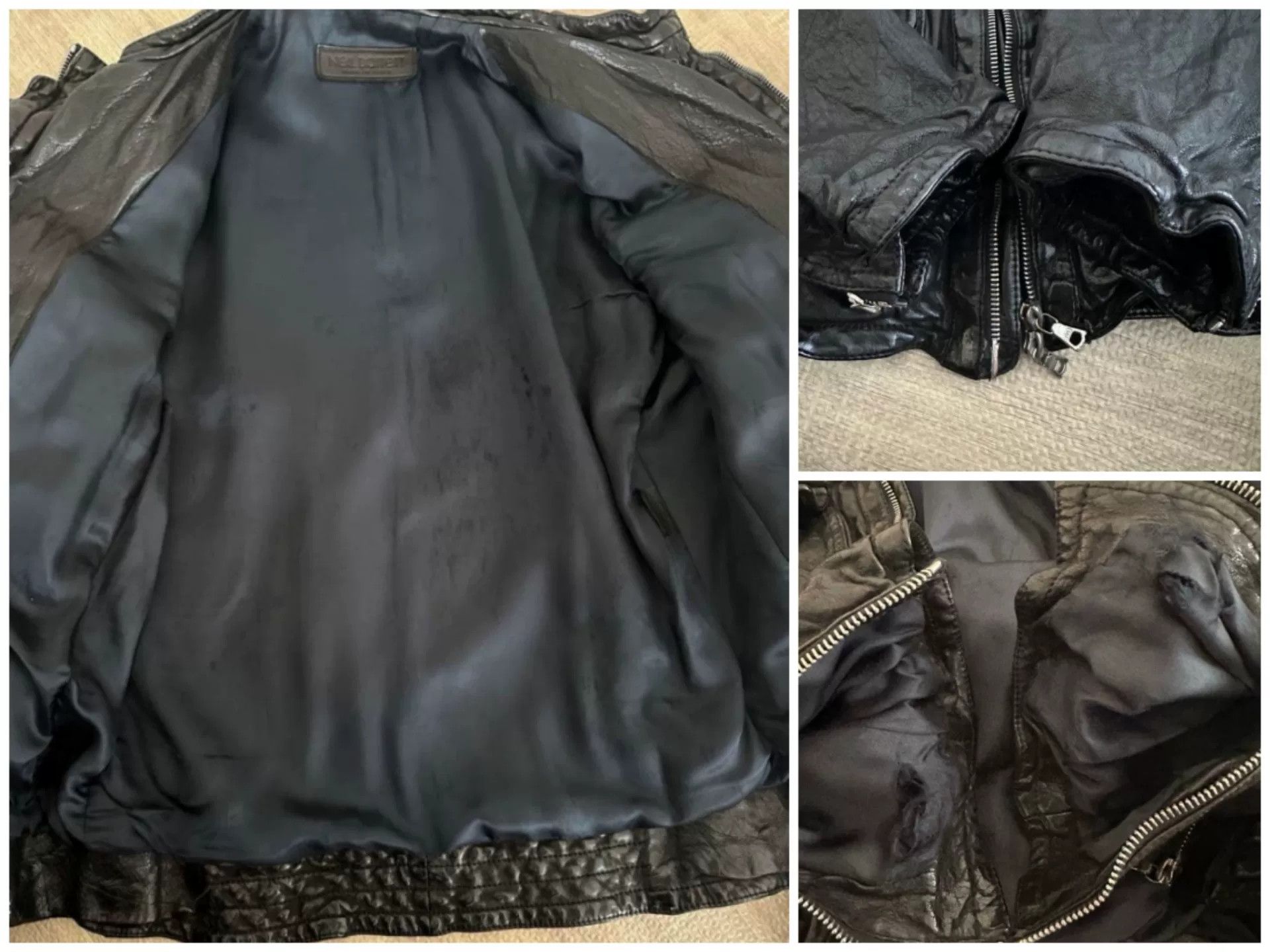 Neil Barrett Neil Barrett Buffalo Leather Jacket Italy S Size US S / EU 44-46 / 1 - 7 Thumbnail