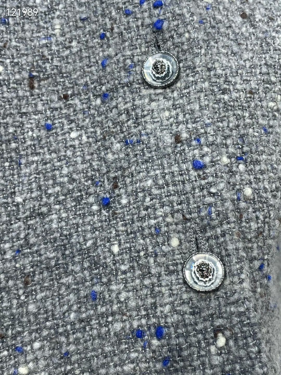 Chanel Chanel 24A Lion Buckle Tweed Shirt Size US M / EU 48-50 / 2 - 3 Thumbnail