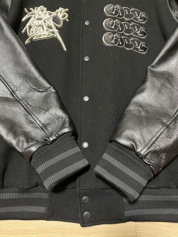 Copes Still Diggin x COPE2 Leather Sleeve Stadium Jacket Size US XL / EU 56 / 4 - 5 Thumbnail