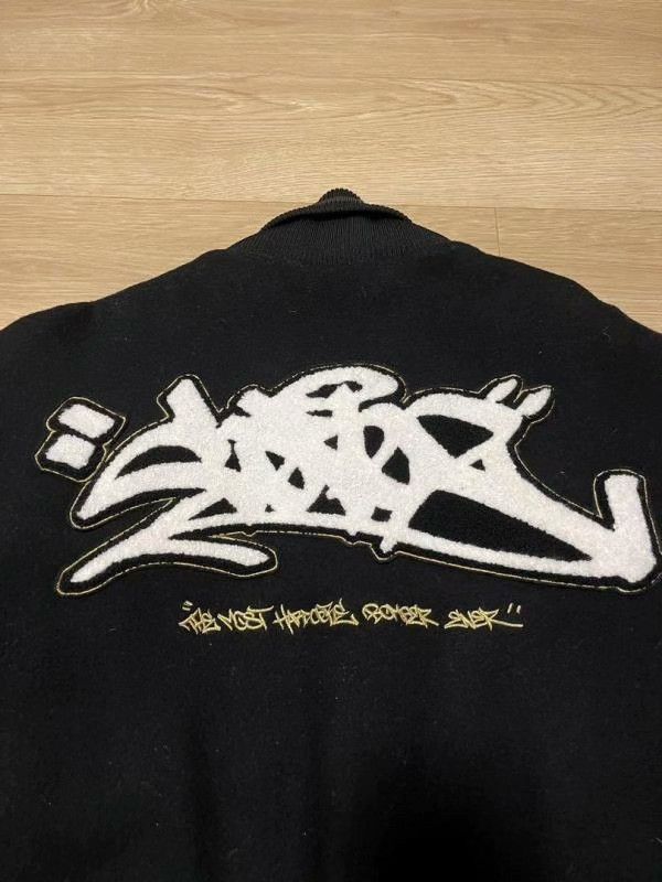Copes Still Diggin x COPE2 Leather Sleeve Stadium Jacket Size US XL / EU 56 / 4 - 7 Thumbnail
