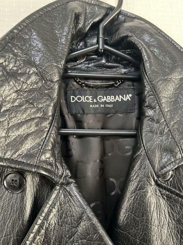 Dolce & Gabbana Dolce & Gabbana Leather Jacket Size 46 Size US S / EU 44-46 / 1 - 2 Thumbnail