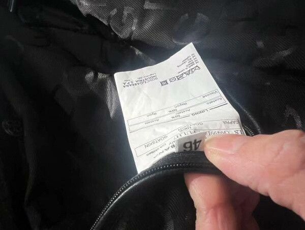 Dolce & Gabbana Dolce & Gabbana Leather Jacket Size 46 Size US S / EU 44-46 / 1 - 5 Thumbnail