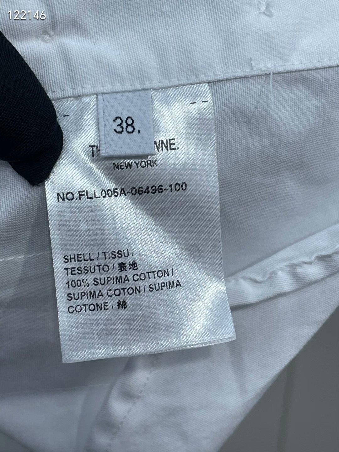 Thom Browne Thom Browne TB White Slim Shirt Size US M / EU 48-50 / 2 - 7 Thumbnail