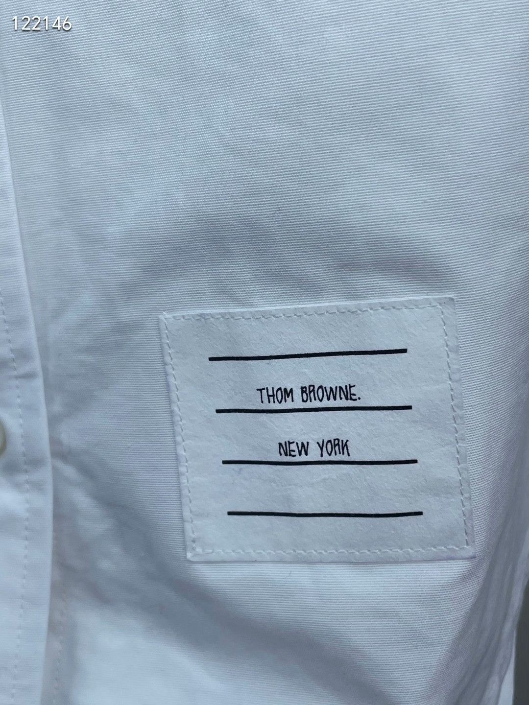 Thom Browne Thom Browne TB White Slim Shirt Size US M / EU 48-50 / 2 - 5 Thumbnail