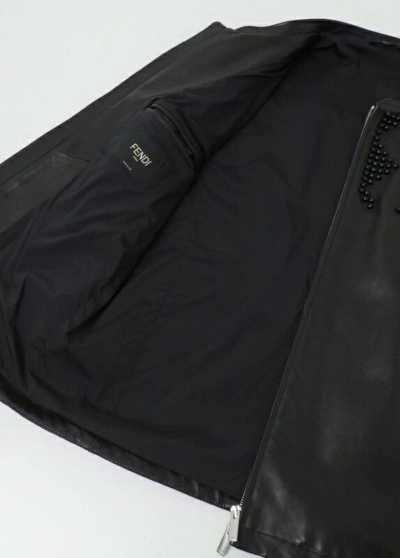 Fendi FENDI Leather Jacket Size US M / EU 48-50 / 2 - 6 Thumbnail