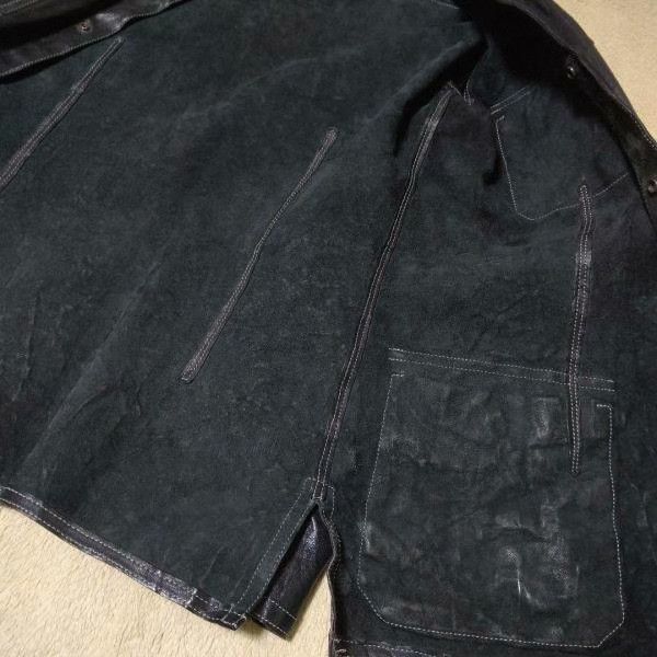 Isamu Katayama Backlash Backlash Black Cow Leather Jacket Japan M Size US M / EU 48-50 / 2 - 3 Thumbnail