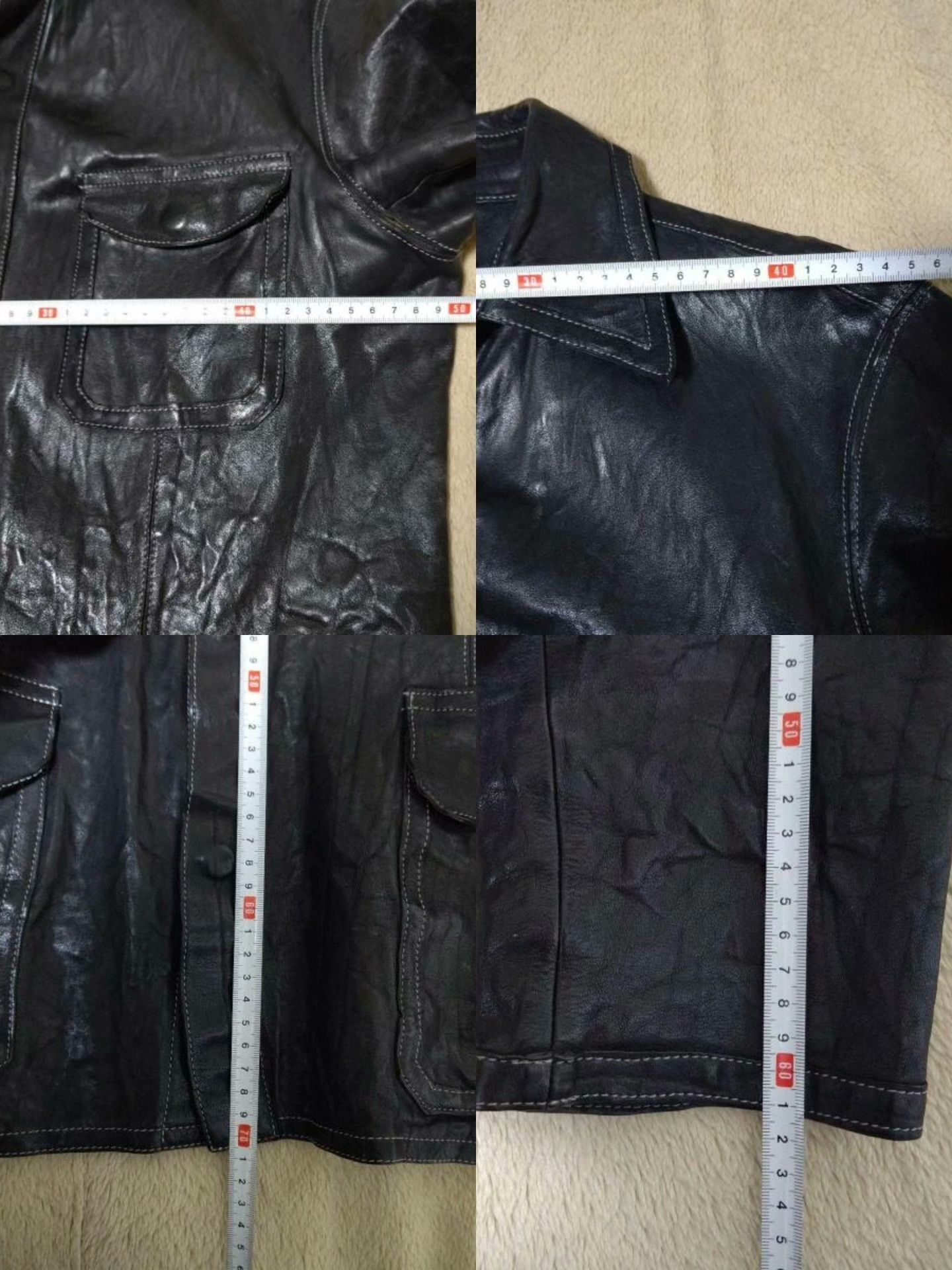 Isamu Katayama Backlash Backlash Black Cow Leather Jacket Japan M Size US M / EU 48-50 / 2 - 9 Thumbnail