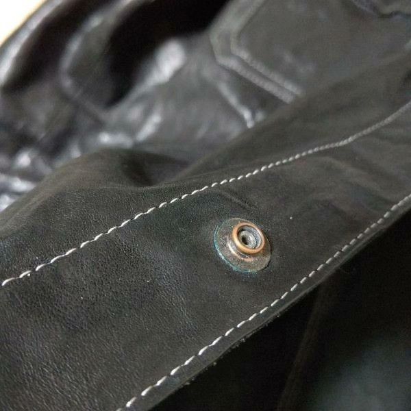 Isamu Katayama Backlash Backlash Black Cow Leather Jacket Japan M Size US M / EU 48-50 / 2 - 7 Thumbnail