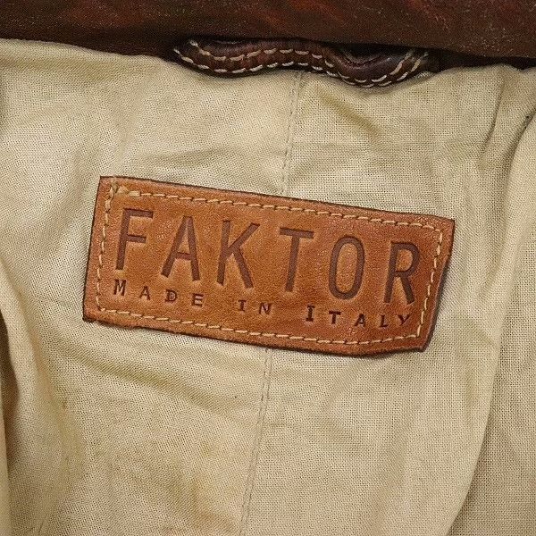 Factorie FAKTOR Buffalo Leather Rider Jacket Italy S Size US S / EU 44-46 / 1 - 6 Thumbnail