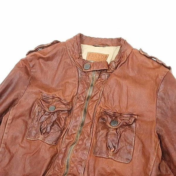 Factorie FAKTOR Buffalo Leather Rider Jacket Italy S Size US S / EU 44-46 / 1 - 4 Thumbnail