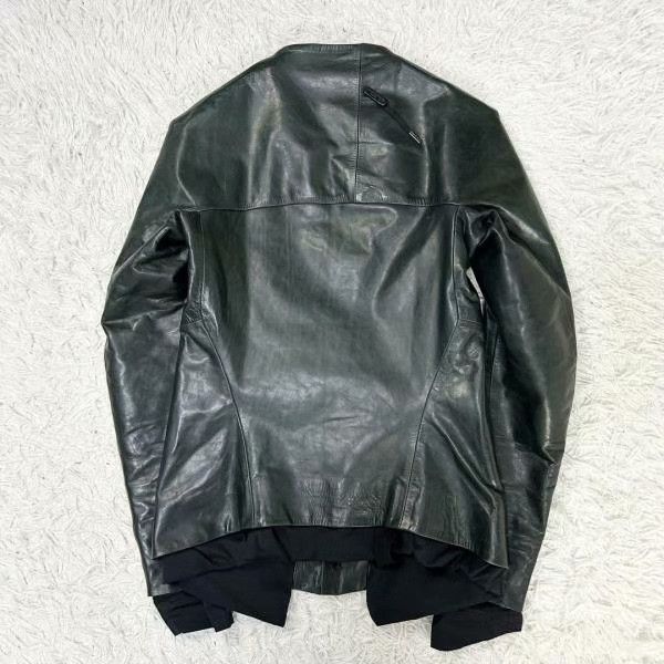 Boris Bidjan Saberi Boris Bidjan Saberi Calf Leather Riders Jacket Size US S / EU 44-46 / 1 - 6 Thumbnail