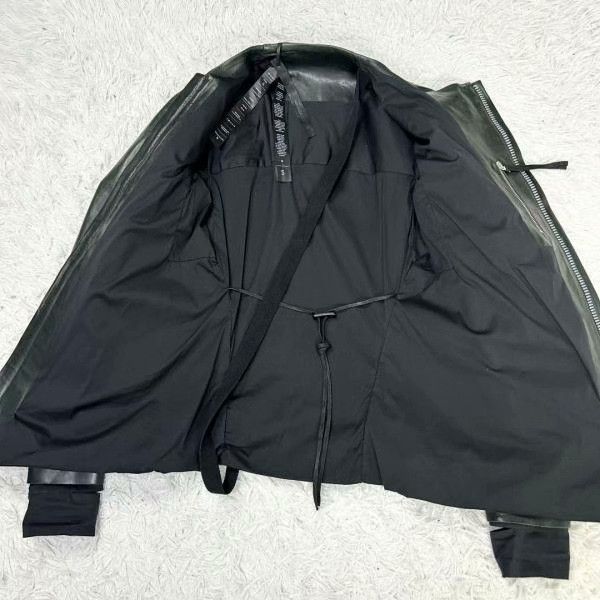 Boris Bidjan Saberi Boris Bidjan Saberi Calf Leather Riders Jacket Size US S / EU 44-46 / 1 - 3 Thumbnail