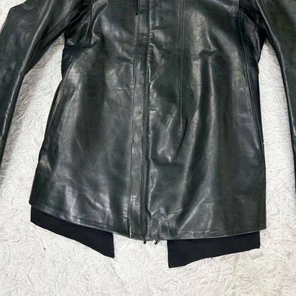 Boris Bidjan Saberi Boris Bidjan Saberi Calf Leather Riders Jacket Size US S / EU 44-46 / 1 - 5 Thumbnail