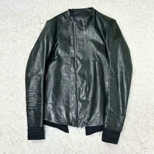 Boris Bidjan Saberi Boris Bidjan Saberi Calf Leather Riders Jacket Size US S / EU 44-46 / 1 - 2 Thumbnail