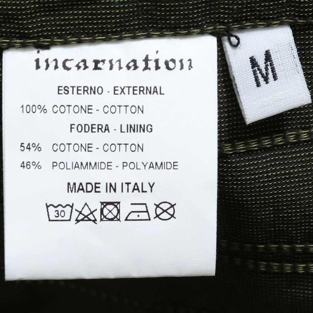 Incarnation Incarnation Double Breast Moto Canvas Cotton Coat Size US M / EU 48-50 / 2 - 5 Thumbnail
