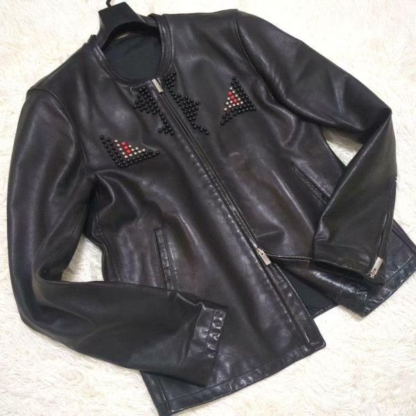 Fendi FENDI Monster Studs Leather Jacket Size US M / EU 48-50 / 2 - 2 Thumbnail