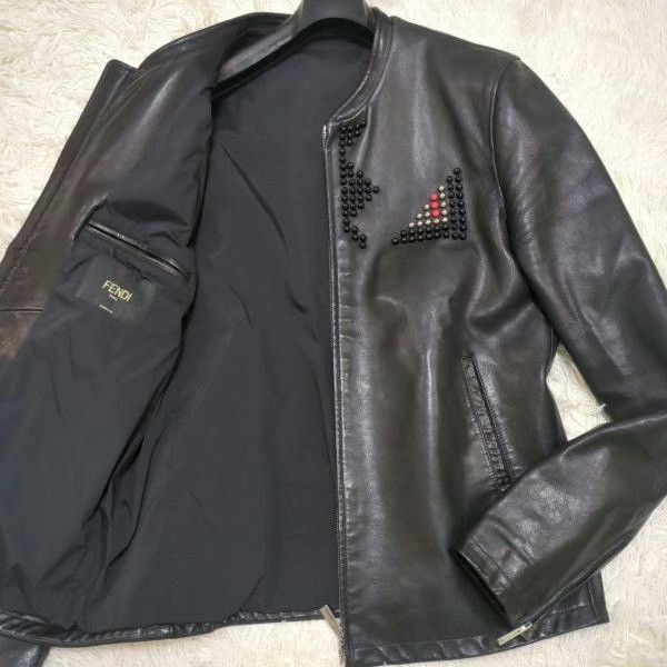 Fendi FENDI Monster Studs Leather Jacket Size US M / EU 48-50 / 2 - 3 Thumbnail