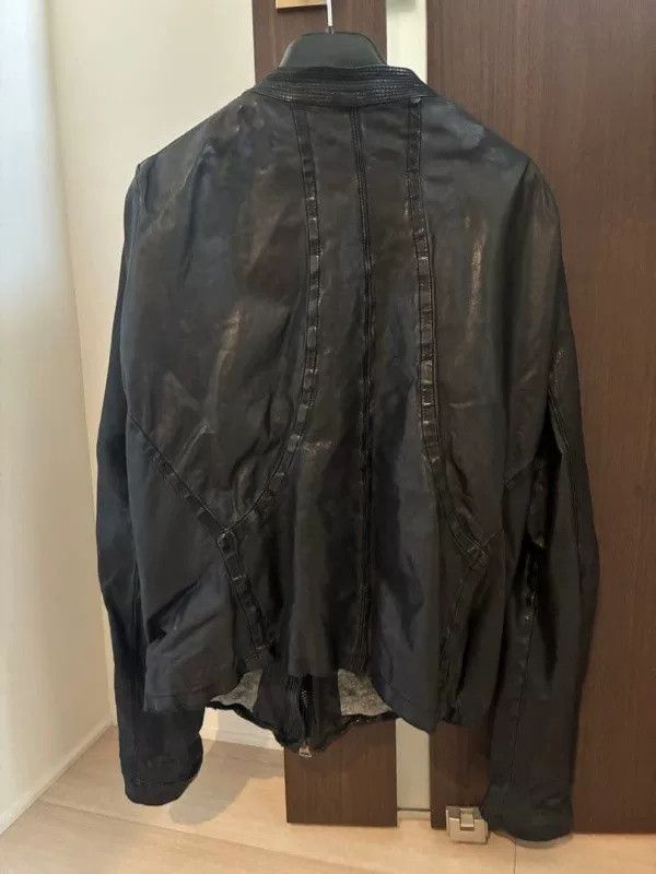 Giorgio Brato Leather Jacket Size 48 Italy