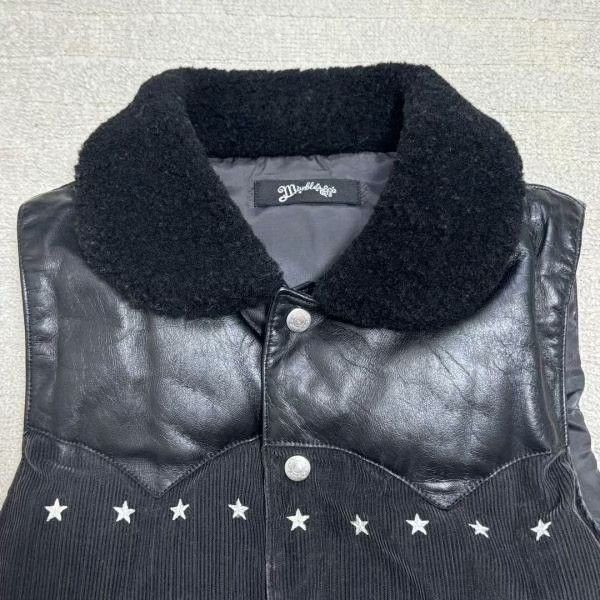 Marblesoda MARBLES Down Vest Leather Panel S Japan Size US S / EU 44-46 / 1 - 3 Thumbnail