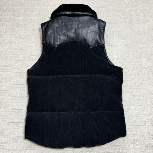 Marblesoda MARBLES Down Vest Leather Panel S Japan Size US S / EU 44-46 / 1 - 5 Thumbnail