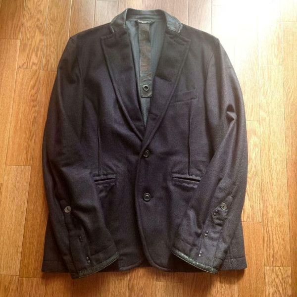 Messagerie MESSAGERIE Leather Tailored Jacket Italy Size US L / EU 52-54 / 3 - 2 Thumbnail