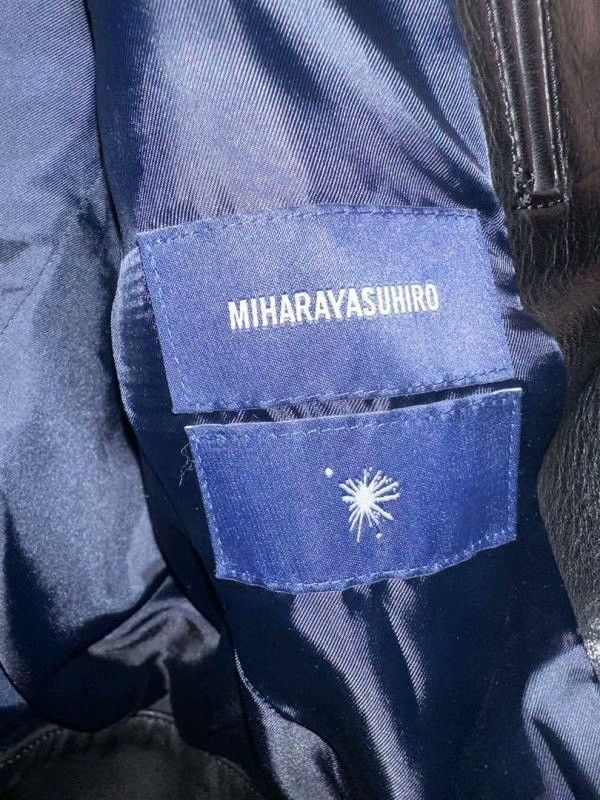 Maison MIHARA YASUHIRO Mihara Yasuhiro Calf Leather Jacket 46 Japan Size US S / EU 44-46 / 1 - 3 Thumbnail