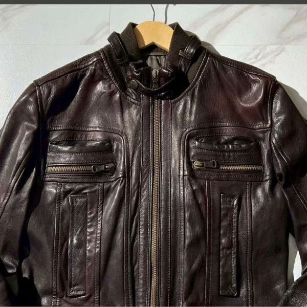 Dolce & Gabbana Dolce & Gabbana Lamb Leather Rider Jacket Size US L / EU 52-54 / 3 - 3 Thumbnail