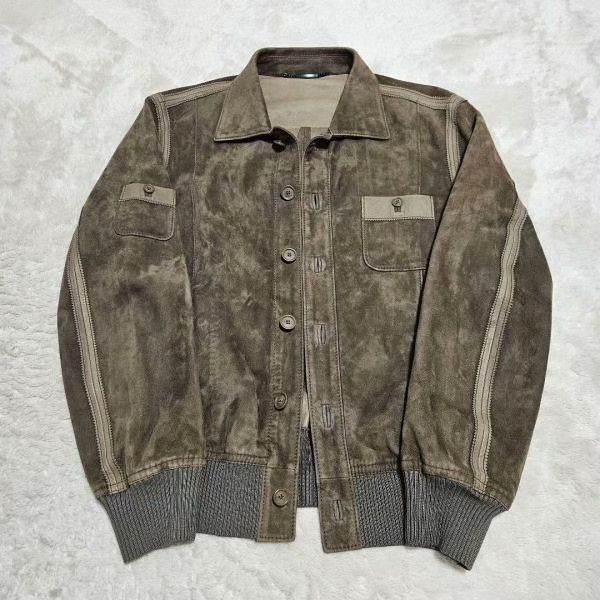 Dolce & Gabbana Dolce & Gabbana Lamb Leather Jacket Size US M / EU 48-50 / 2 - 2 Thumbnail