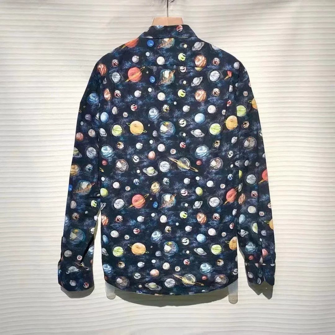 Louis Vuitton Louis Vuitton Limited Space Planet Long Sleeve Shirt Size US M / EU 48-50 / 2 - 2 Thumbnail