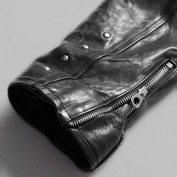 Isamu Katayama Backlash Backlash Cowhide Leather Rider Jacket Size XS / US 0-2 / IT 36-38 - 7 Thumbnail