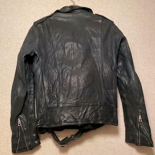 Isamu Katayama Backlash Backlash Cowhide Leather Rider Jacket Size XS / US 0-2 / IT 36-38 - 2 Thumbnail