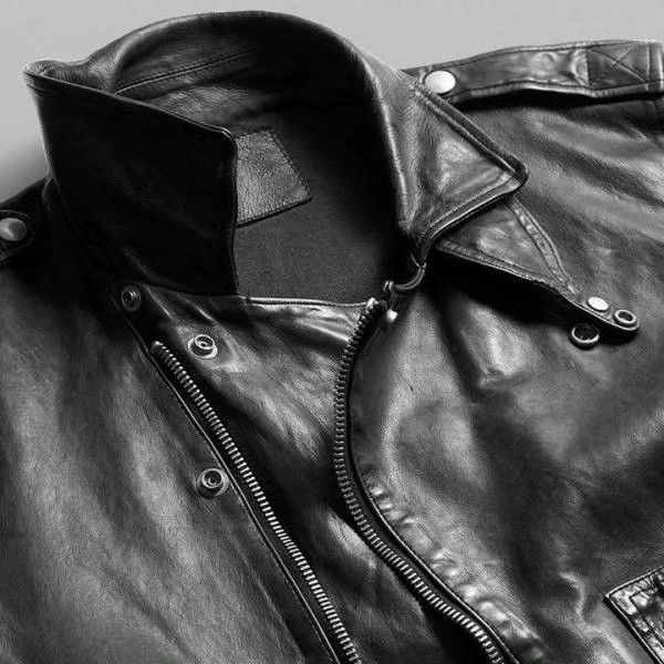 Isamu Katayama Backlash Backlash Cowhide Leather Rider Jacket Size XS / US 0-2 / IT 36-38 - 5 Thumbnail