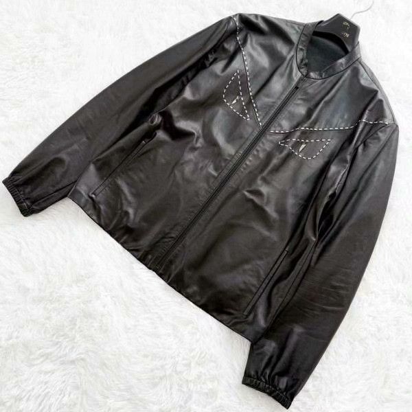 Fendi FENDI Cowhide Leather Jacket Size 52 Size US L / EU 52-54 / 3 - 2 Thumbnail