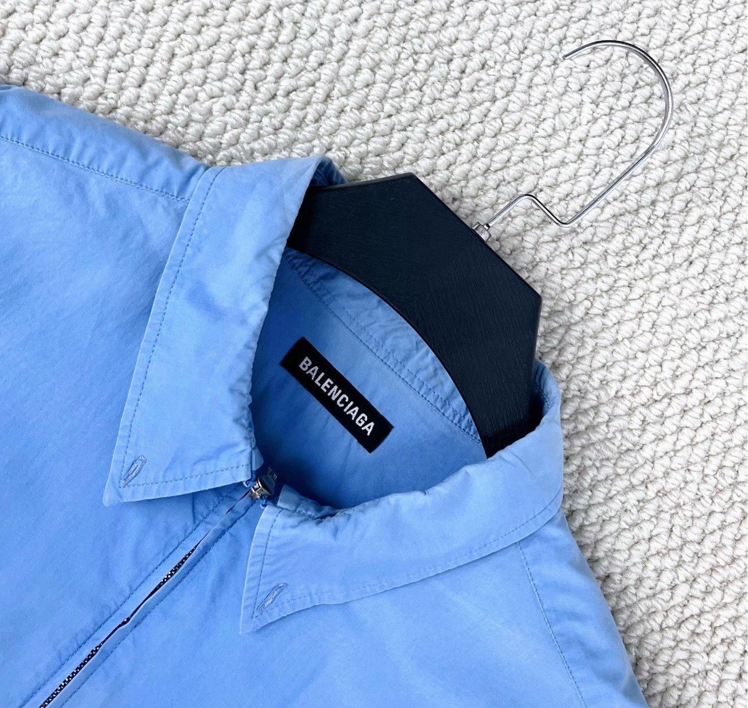 Balenciaga Balenciaga Blue Mastercard Short-Sleeve Shirt Size US M / EU 48-50 / 2 - 3 Thumbnail